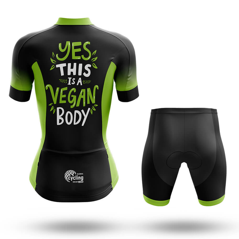 Vegan Fitness - Women's Cycling Kit-Full Set-Global Cycling Gear