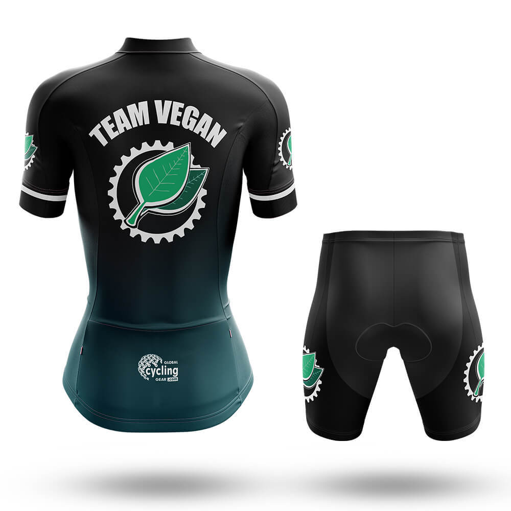 Team Vegan V3 - Women's Cycling Kit-Full Set-Global Cycling Gear