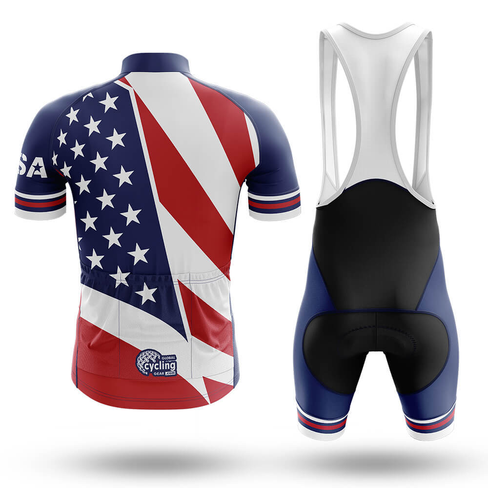 USA Flag - Men's Cycling Kit-Full Set-Global Cycling Gear