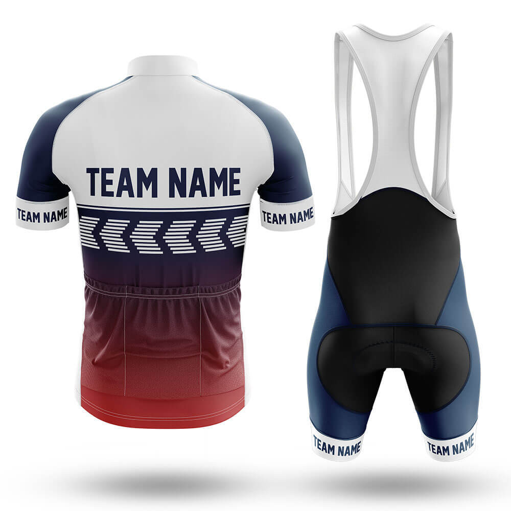 Custom Team Name S4 Navy - Men's Cycling Kit-Full Set-Global Cycling Gear