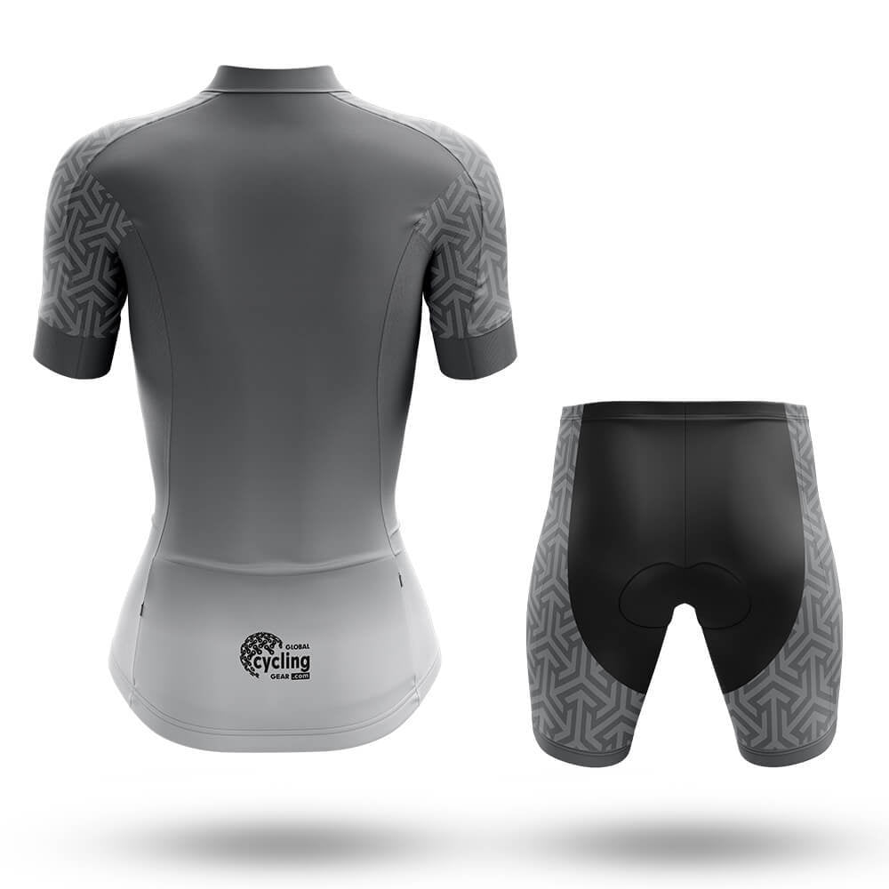 Grey - Women - Cycling Kit-Full Set-Global Cycling Gear