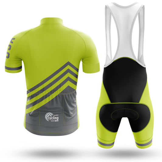 USA S4 Lime Green - Men's Cycling Kit-Full Set-Global Cycling Gear