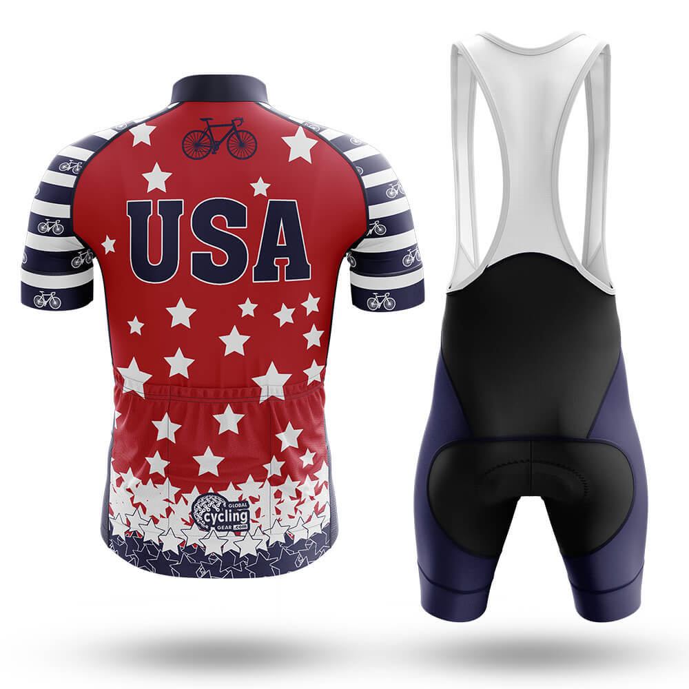 Stars and Stripes - Men's Cycling Kit-Full Set-Global Cycling Gear