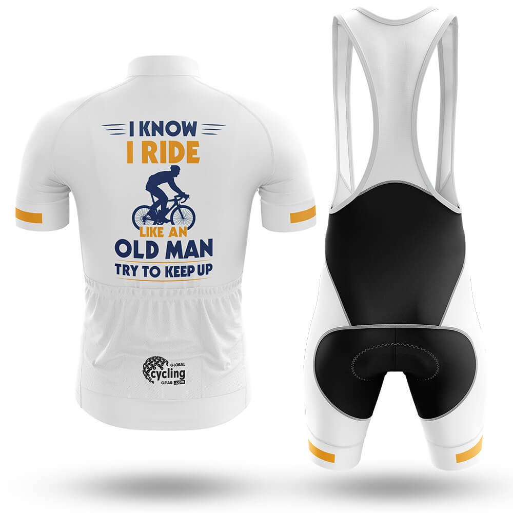 I Ride Like An Old Man V5 - Men's Cycling Kit-Full Set-Global Cycling Gear