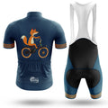 Fox On Bicycle - Men's Cycling Kit-Full Set-Global Cycling Gear