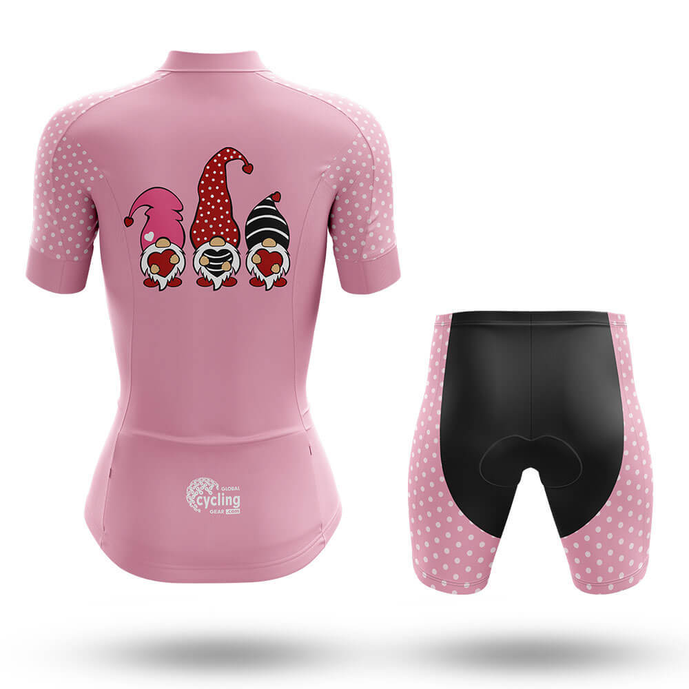 Gnomes Valentines - Women's Cycling Kit-Full Set-Global Cycling Gear