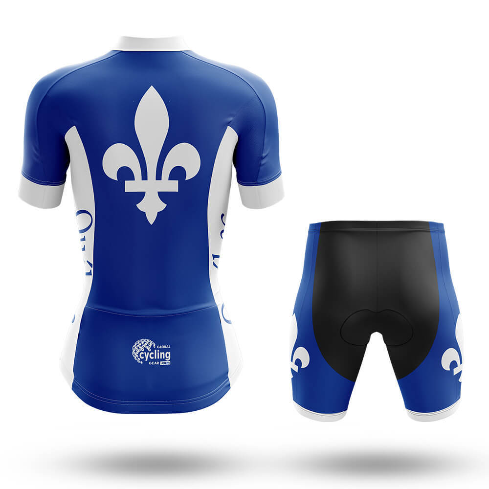 Quebec Flag - Women's Cycling Kit - Global Cycling Gear