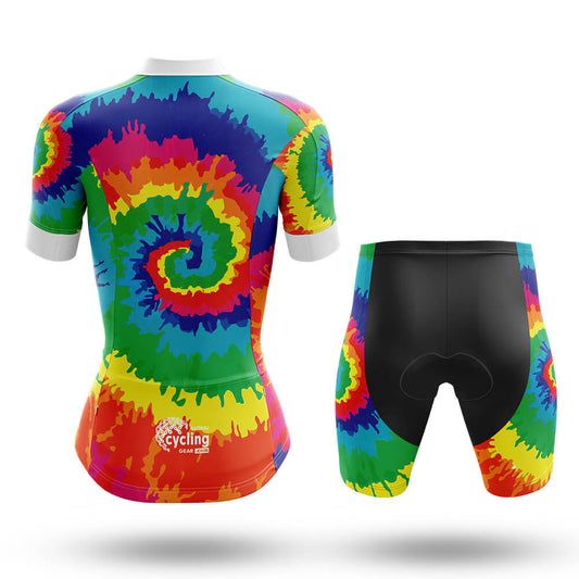 Hippie Tie Dye - Women - Cycling Kit-Full Set-Global Cycling Gear