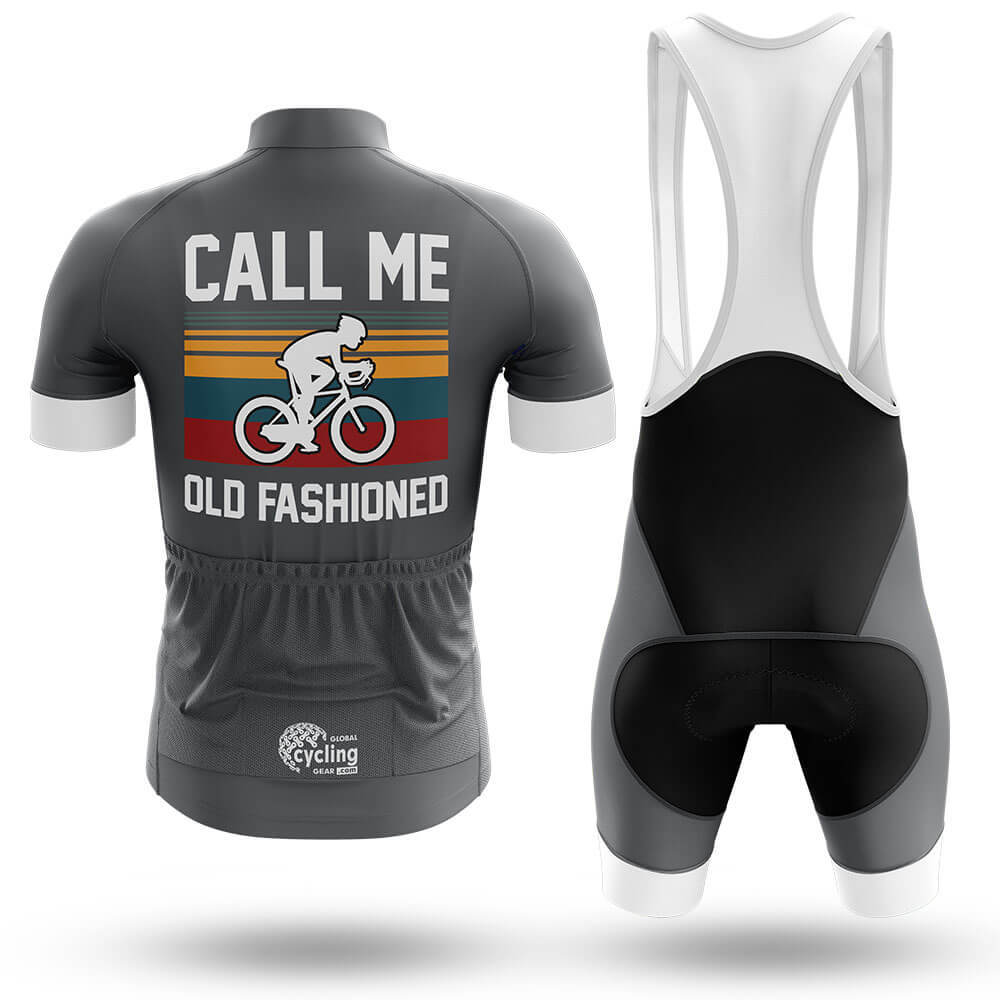 Old Fashioned V2 - Grey - Men's Cycling Kit-Full Set-Global Cycling Gear
