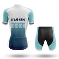 Custom Team Name S4 Blue - Women's Cycling Kit-Full Set-Global Cycling Gear