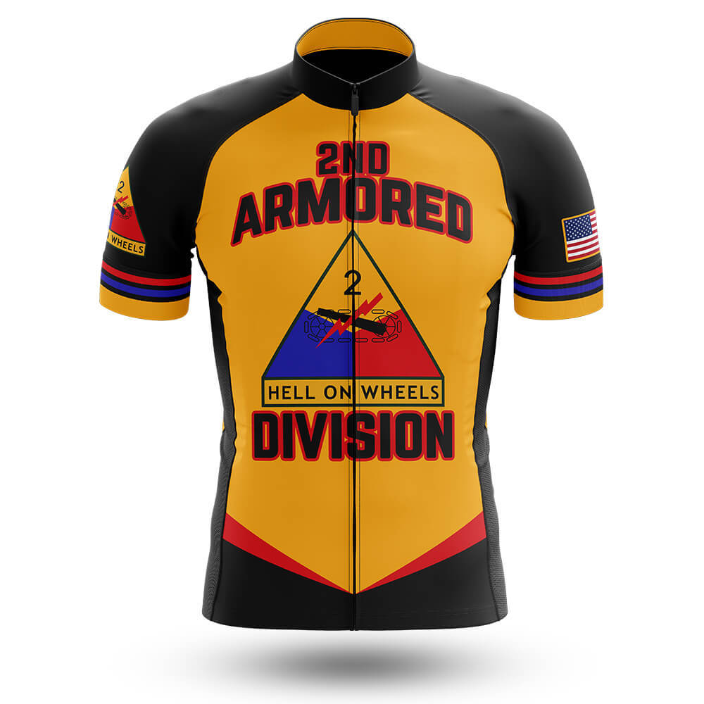 2nd Armored Division - Men's Cycling Kit-Jersey Only-Global Cycling Gear