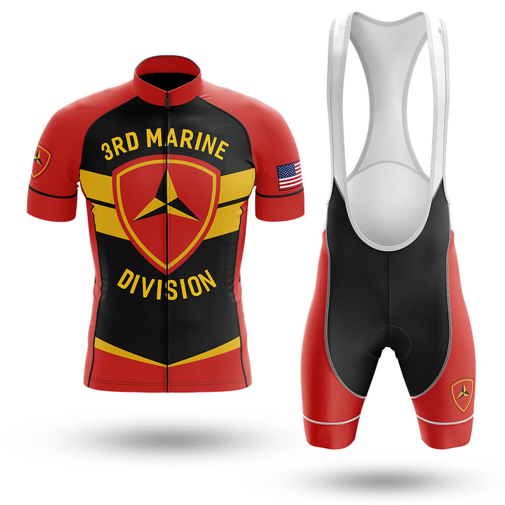 3rd Marine Division - Men's Cycling Kit-Full Set-Global Cycling Gear