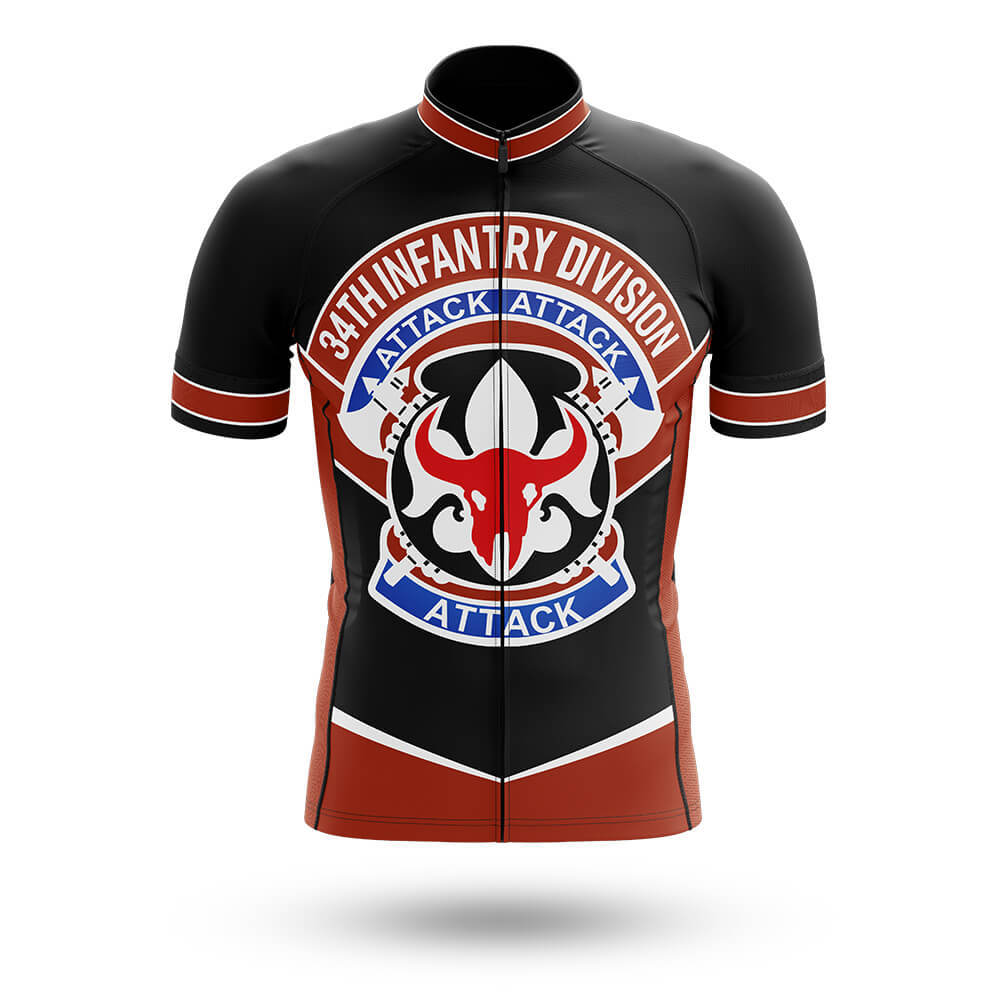 34th Infantry Division - Men's Cycling Kit-Jersey Only-Global Cycling Gear