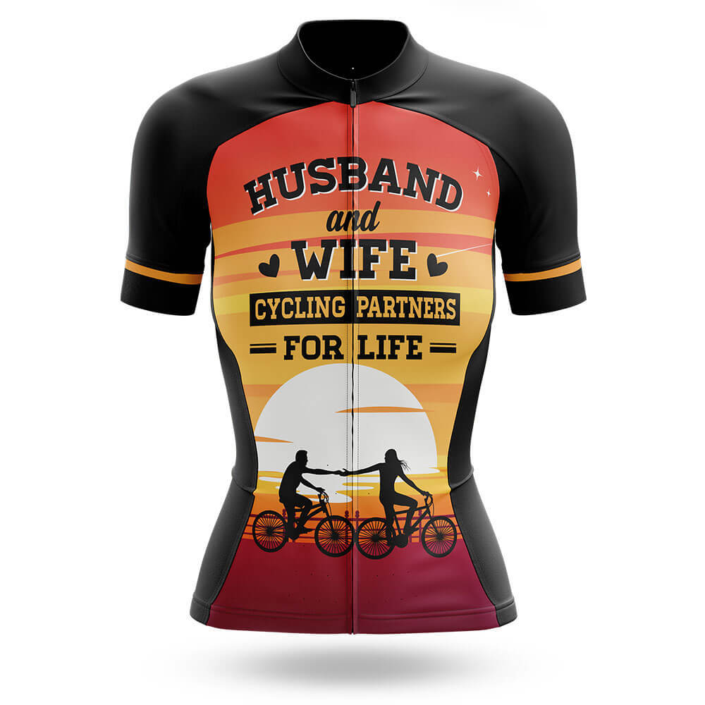 Husband And Wife V2 - Women - Cycling Kit-Jersey Only-Global Cycling Gear