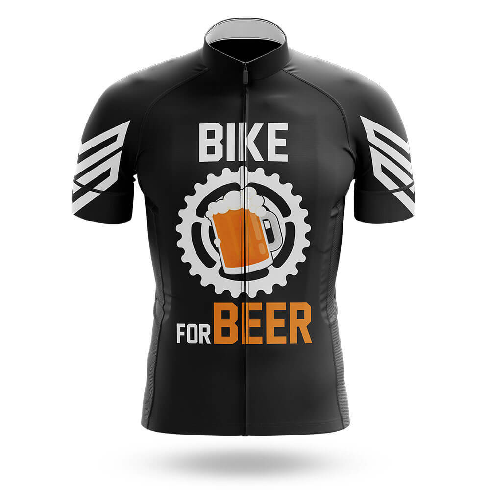Bike For Beer V3 - Black - Men's Cycling Kit-Jersey Only-Global Cycling Gear