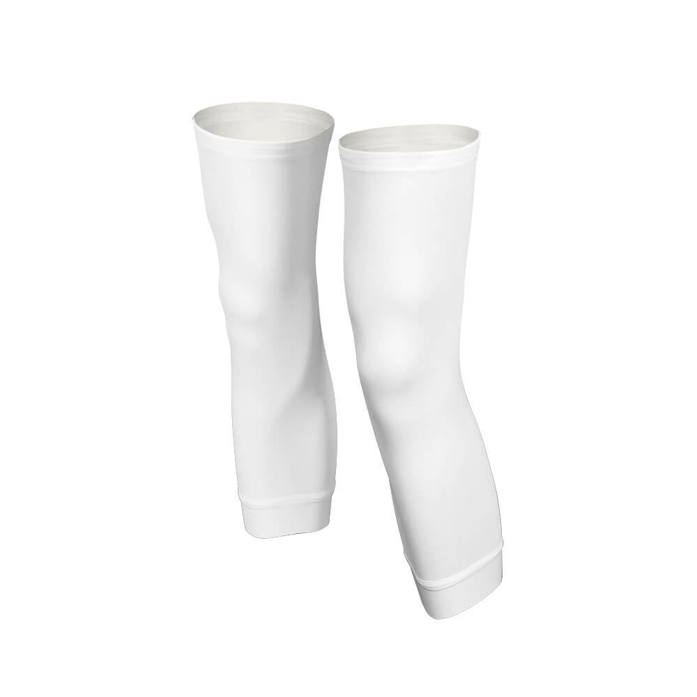 White - Arm And Leg Sleeves-S-Global Cycling Gear