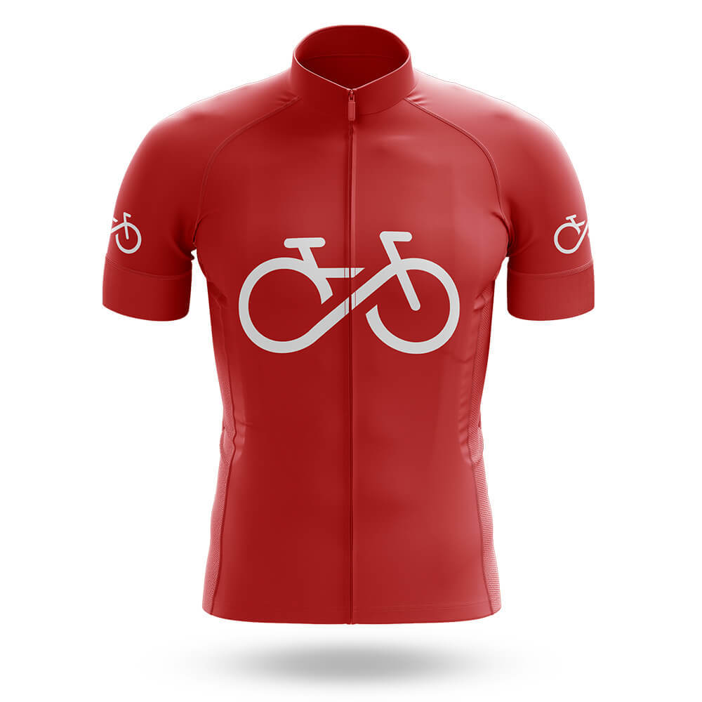 Bike Forever - Red - Men's Cycling Kit-Jersey Only-Global Cycling Gear