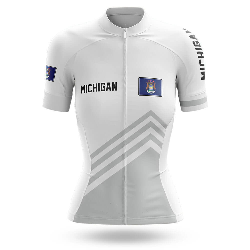 Michigan S4 White - Women - Cycling Kit-Jersey Only-Global Cycling Gear