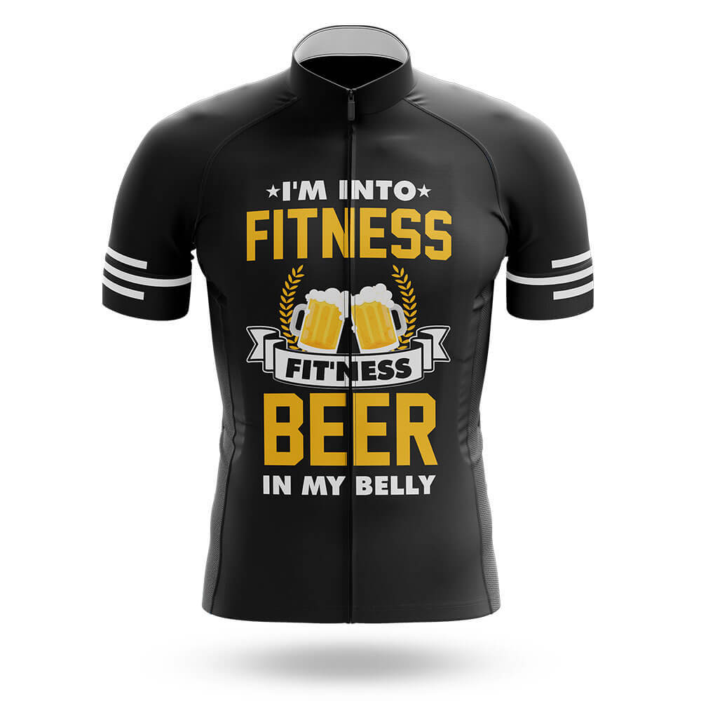 I'm Into Fitness - Black - Men's Cycling Kit-Jersey Only-Global Cycling Gear