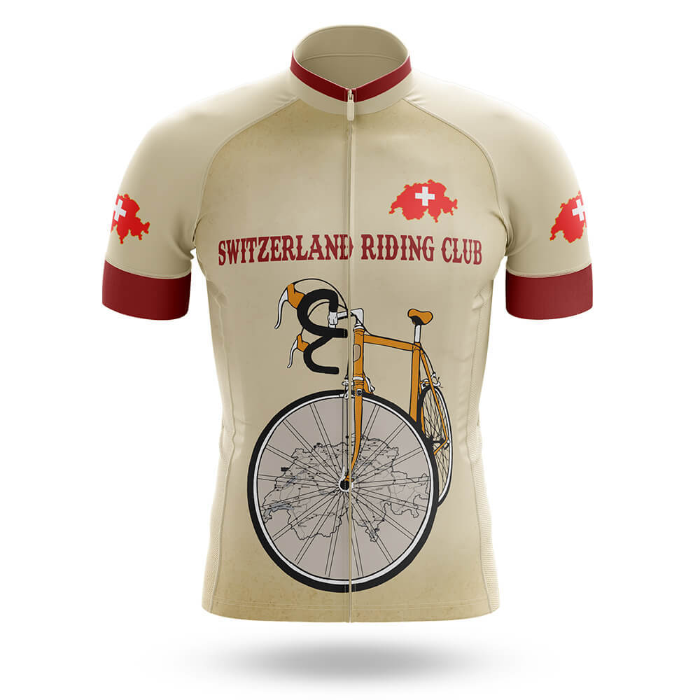 Switzerland Riding Club - Men's Cycling Kit-Jersey Only-Global Cycling Gear