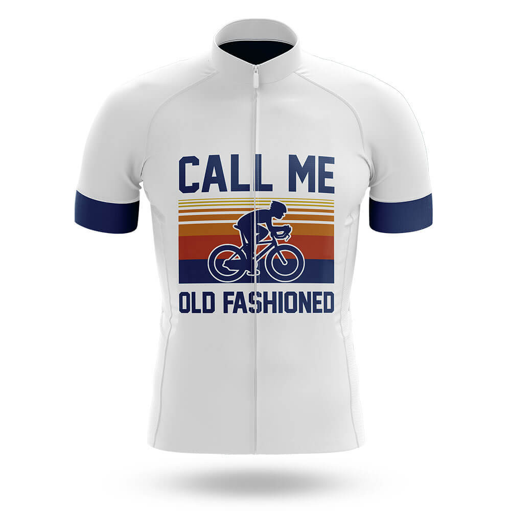 Old Fashioned V2 - White - Men's Cycling Kit-Jersey Only-Global Cycling Gear