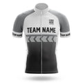 Custom Team Name S4 Grey - Men's Cycling Kit-Jersey Only-Global Cycling Gear