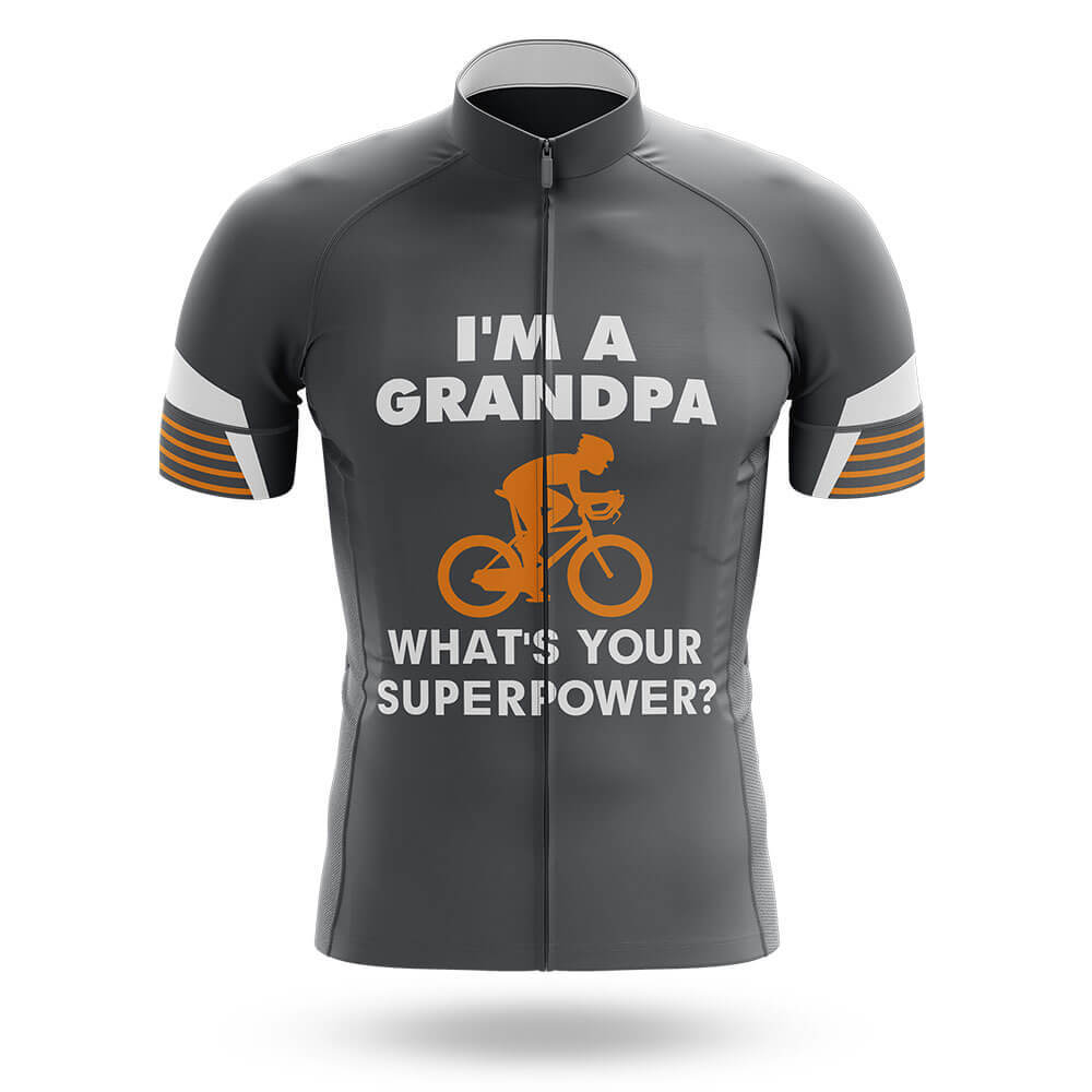 Superpower - Grey - Men's Cycling Kit-Jersey Only-Global Cycling Gear