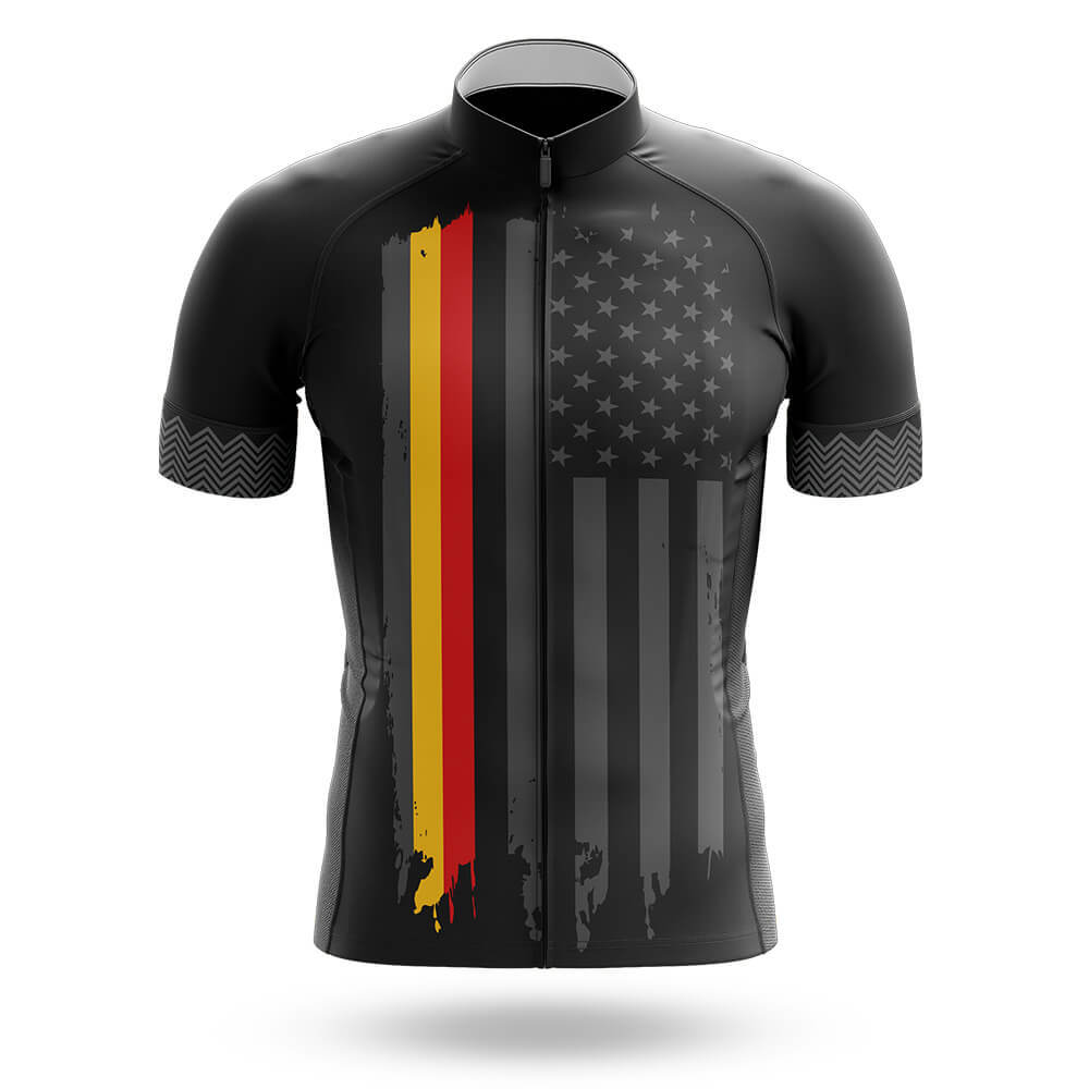 German - American Flag - Men's Cycling Kit-Jersey Only-Global Cycling Gear