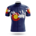 Colorado Flag Mountain - Men's Cycling Kit-Jersey Only-Global Cycling Gear