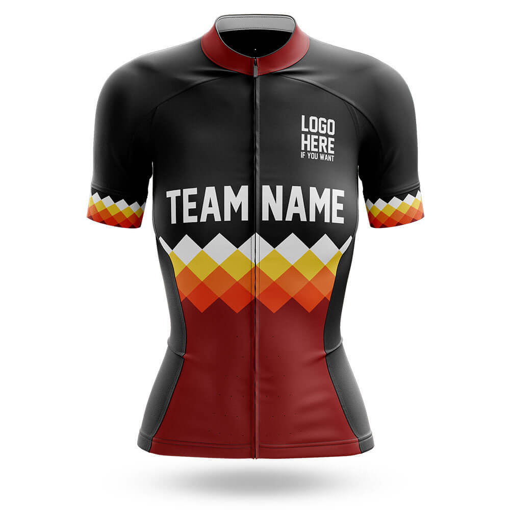 Custom Team Name S14 - Women's Cycling Kit-Jersey Only-Global Cycling Gear