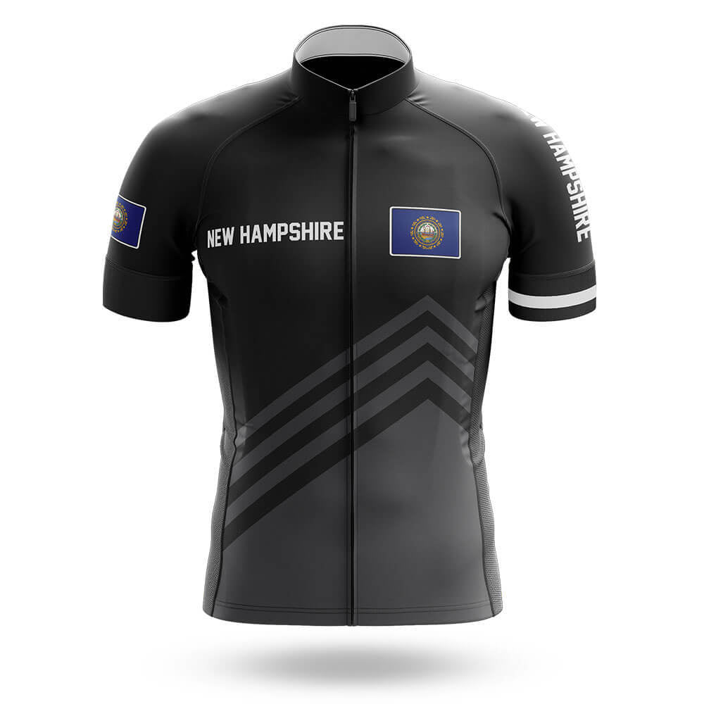 New Hampshire S4 Black - Men's Cycling Kit-Jersey Only-Global Cycling Gear