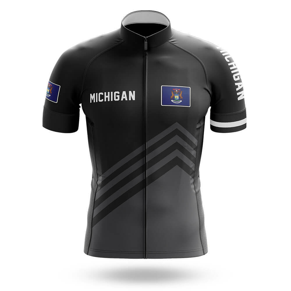 Michigan S4 Black - Men's Cycling Kit-Jersey Only-Global Cycling Gear