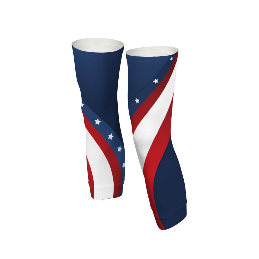 USA V3 - Arm And Leg Sleeves-S-Global Cycling Gear