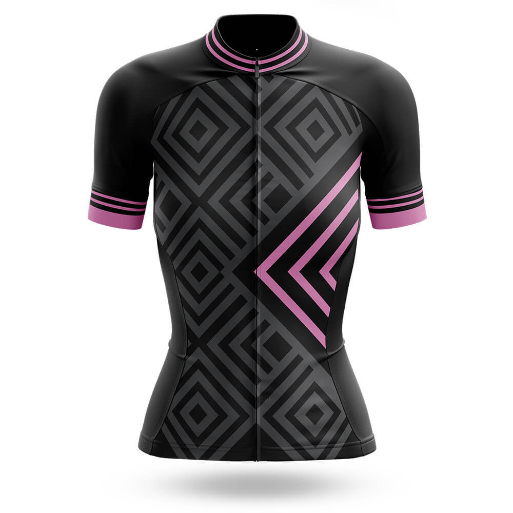 Pink Stripes - Women's Cycling Kit-Jersey Only-Global Cycling Gear