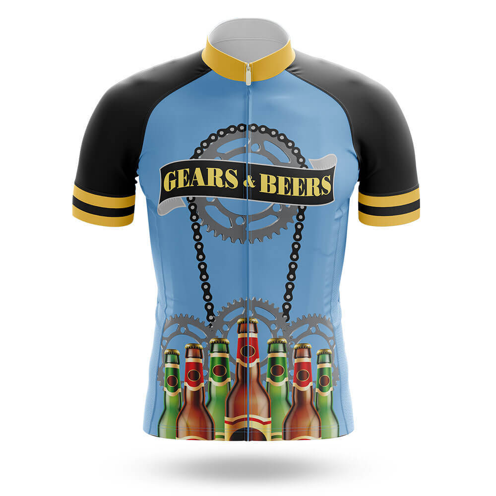 Gears & Beers - Men's Cycling Kit-Jersey Only-Global Cycling Gear