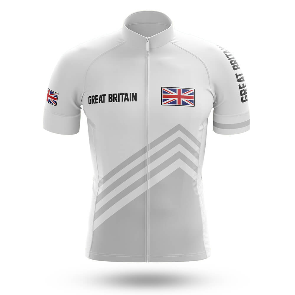 Great Britain S5 White - Men's Cycling Kit-Jersey Only-Global Cycling Gear