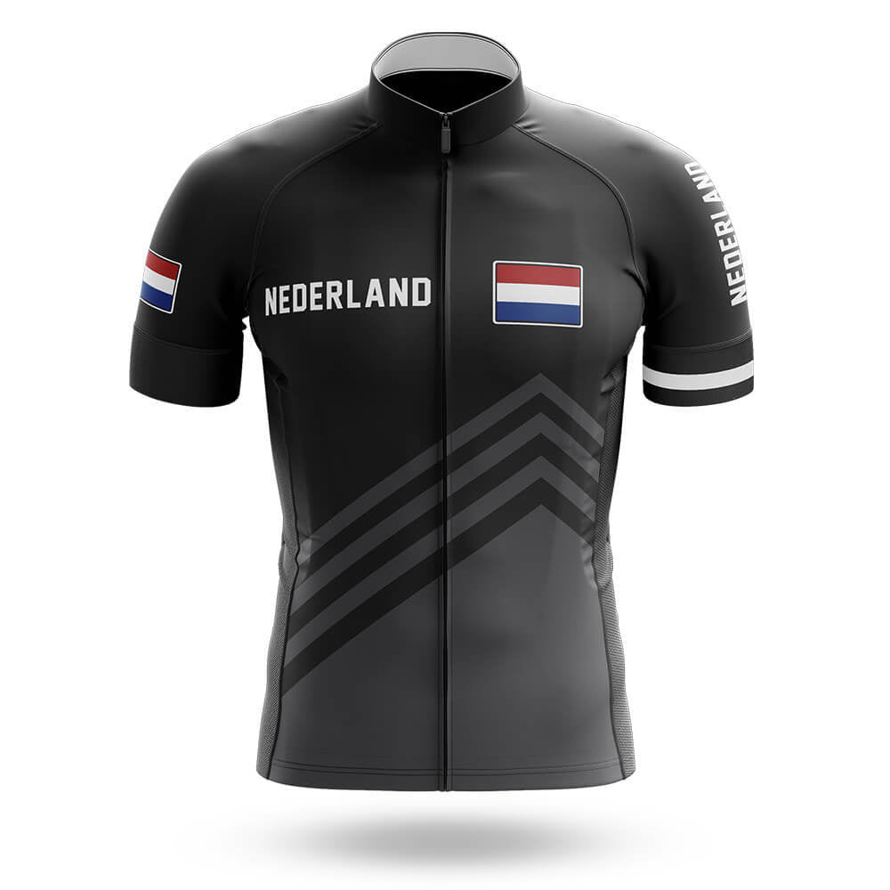 Nederland S5 Black - Men's Cycling Kit-Jersey Only-Global Cycling Gear