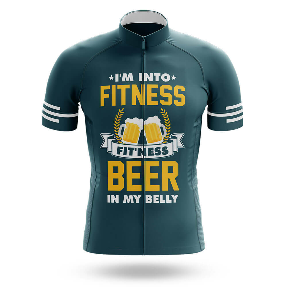 I'm Into Fitness - Green - Men's Cycling Kit-Jersey Only-Global Cycling Gear