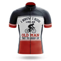 I Ride Like An Old Man V9 - Men's Cycling Kit-Jersey Only-Global Cycling Gear