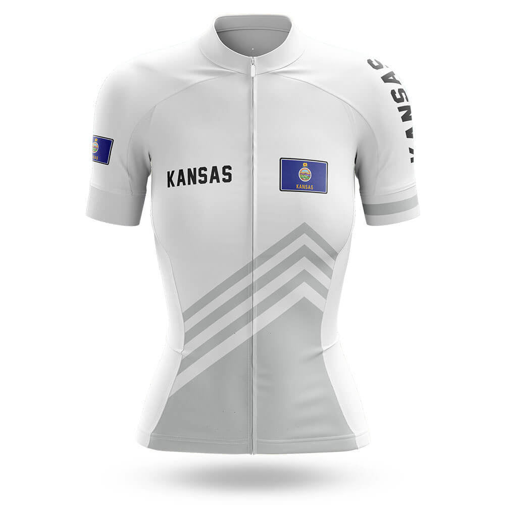 Kansas S4 White - Women - Cycling Kit-Jersey Only-Global Cycling Gear