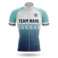 Custom Team Name S4 Blue - Men's Cycling Kit-Jersey Only-Global Cycling Gear