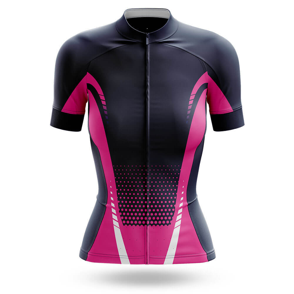 Black Pink - Women's Cycling Kit-Jersey Only-Global Cycling Gear