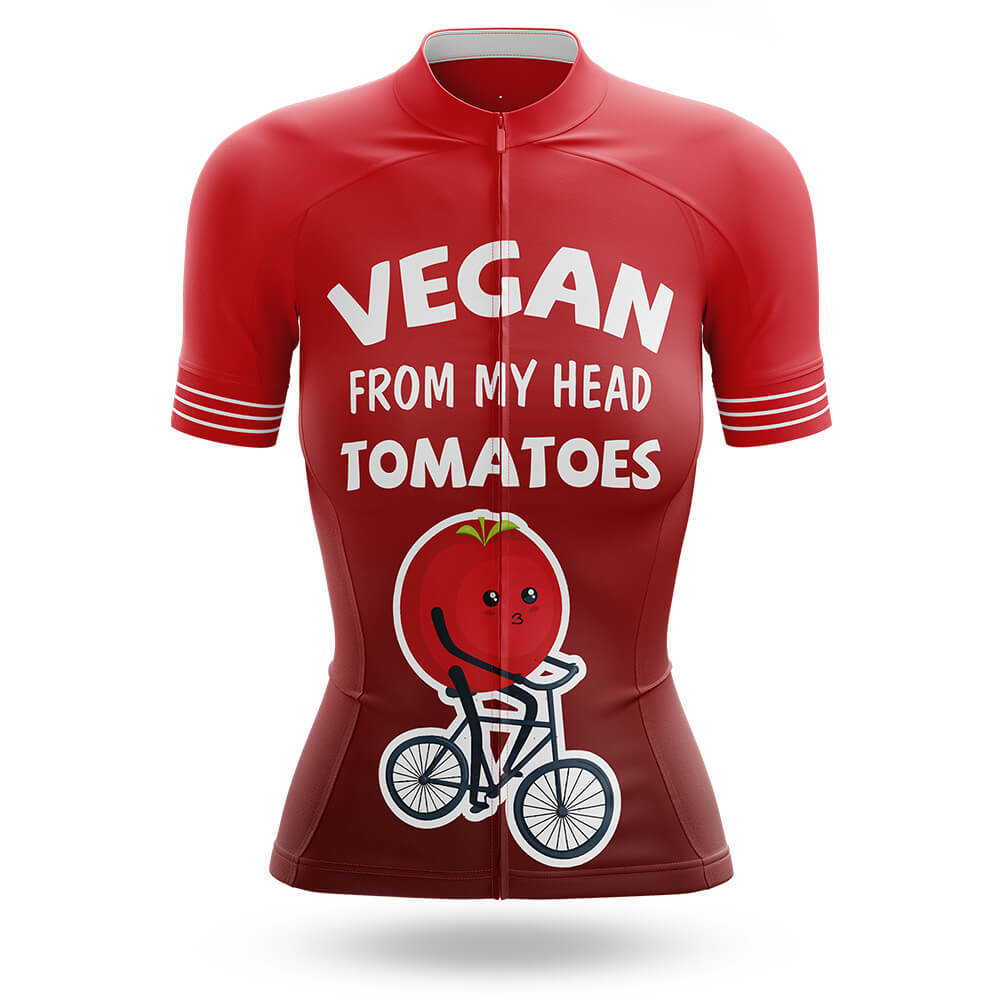 Vegan From My Head - Women's Cycling Kit-Jersey Only-Global Cycling Gear