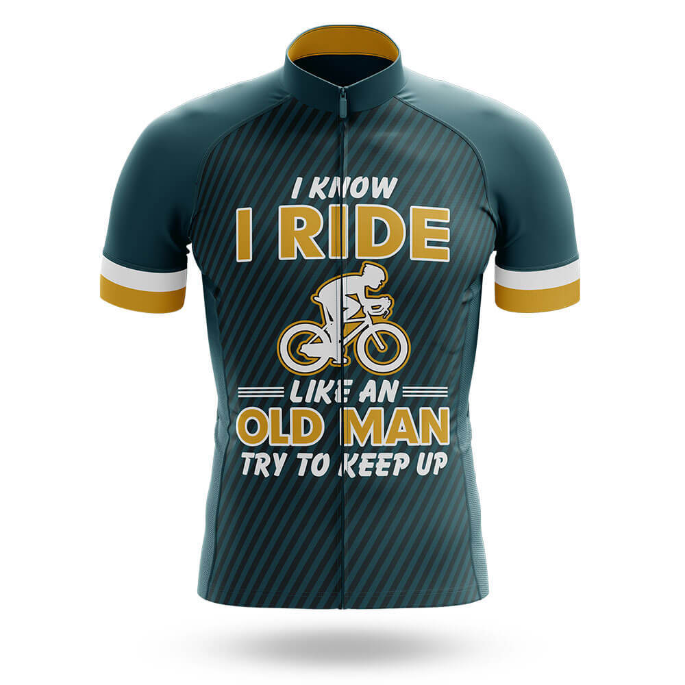 I Ride Like An Old Man V3 - Men's Cycling Kit-Jersey Only-Global Cycling Gear