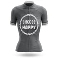 Choose Happy - Women's Cycling Kit-Jersey Only-Global Cycling Gear