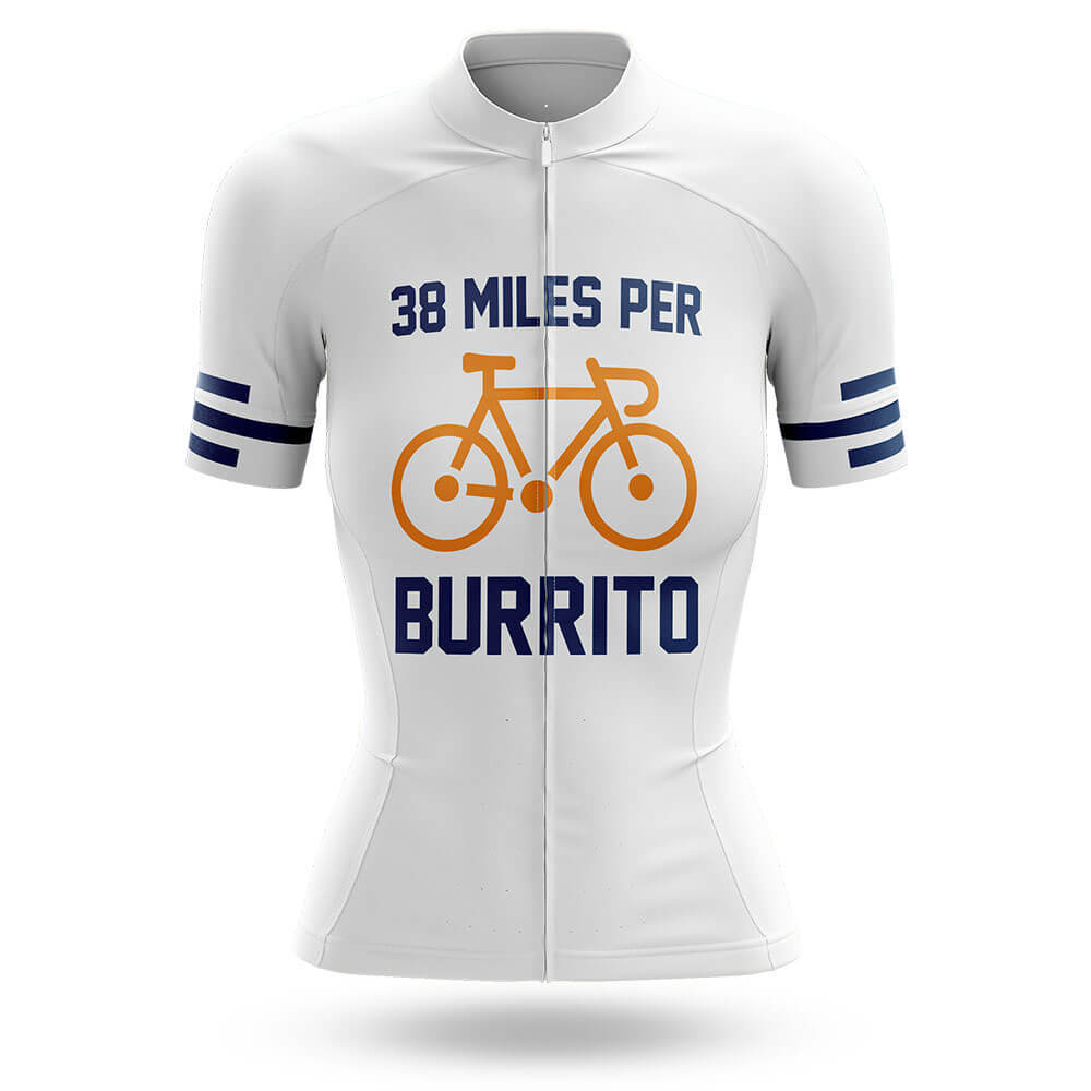 38 Miles - White - Women - Cycling Kit-Jersey Only-Global Cycling Gear