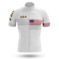 USA S10 White - Men's Cycling Kit-Jersey Only-Global Cycling Gear