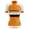 Custom Team Name M2 Orange - Women's Cycling Kit-Jersey Only-Global Cycling Gear