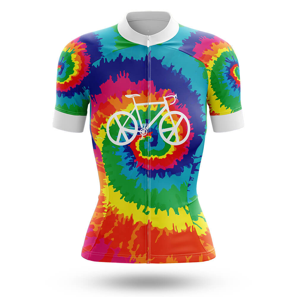 Hippie Tie Dye - Women - Cycling Kit-Jersey Only-Global Cycling Gear