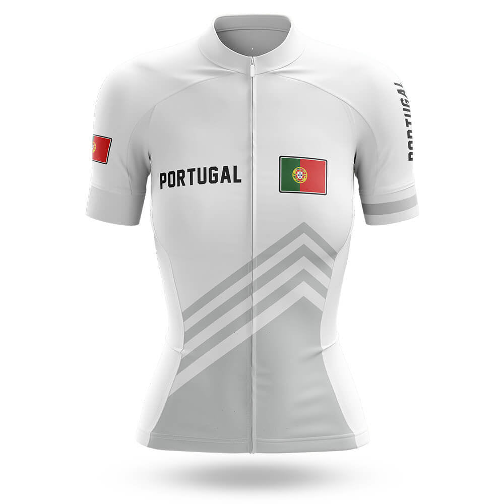Portugal S5 White - Women - Cycling Kit-Jersey Only-Global Cycling Gear